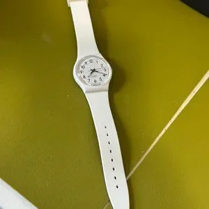 Swatch | Accessories | Swatch White Watch So28w7s14 | Poshmark